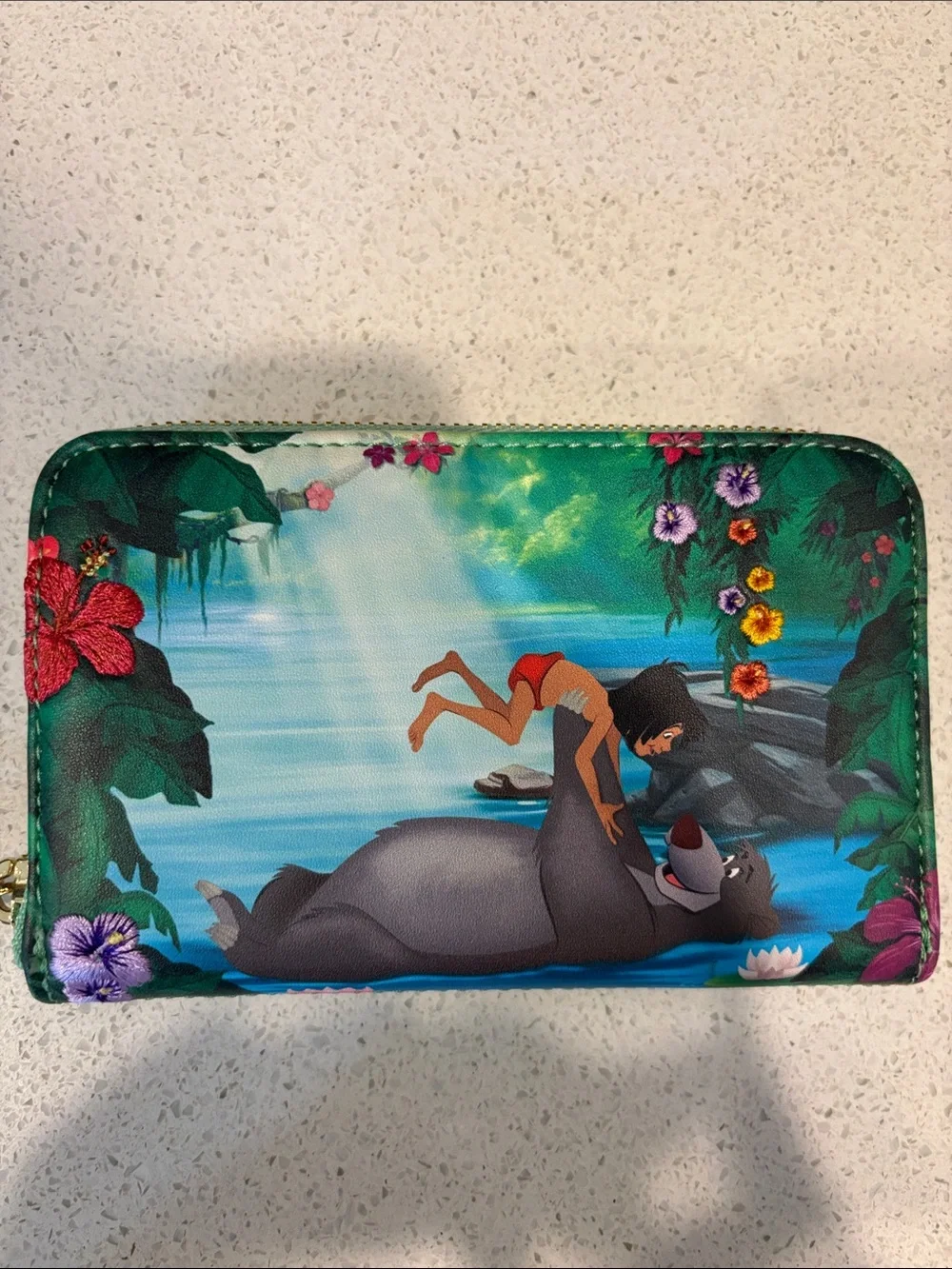 Disney Jungle Book Character Zip Wallet NWT